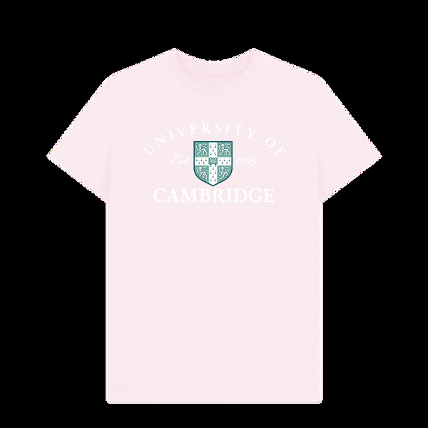Parka London Park Fields University Of Cambridge Est 1209 Pink T-Shirt