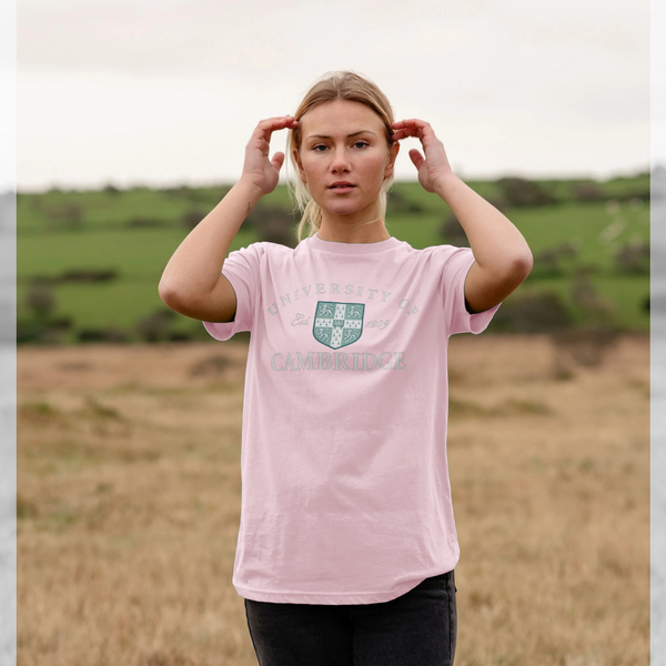 parka london Park Fields University Of Cambridge Est 1209 Pink T-Shirt