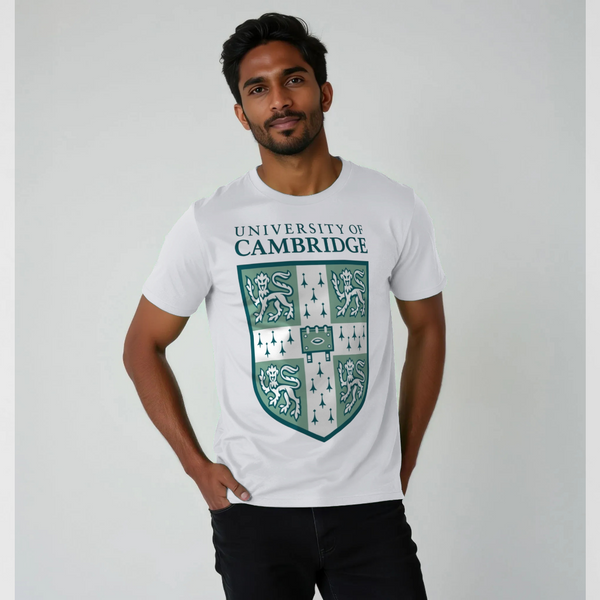 parka london Park Fields University Of Cambridge Shield White T-Shirt