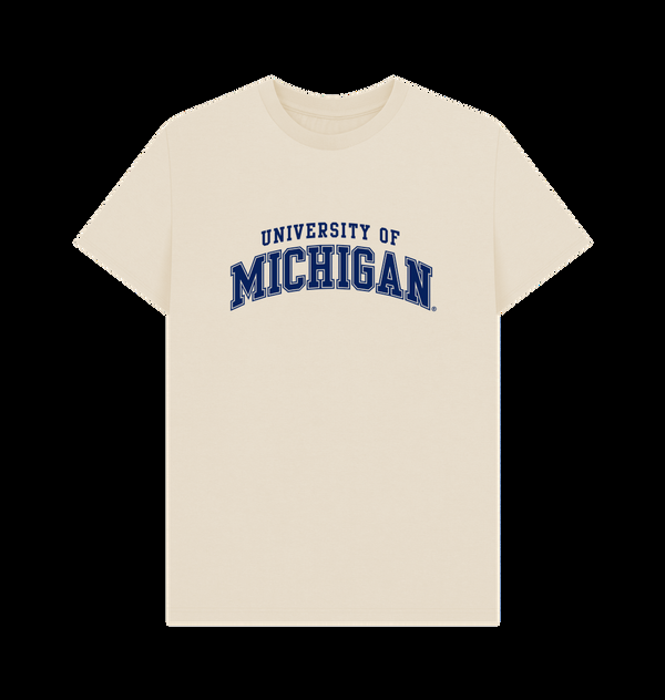 Parka London Park Fields University Of Michigan Collegiate Cream T-Shirt
