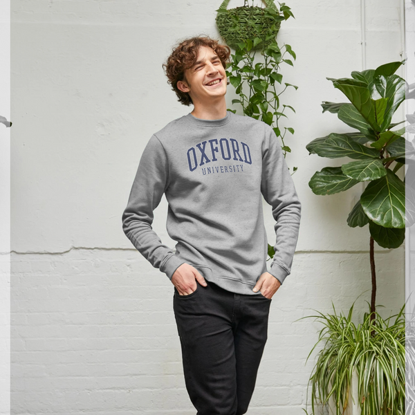 parka london Park Fields University Of Oxford Heather Grey Sweatshirt