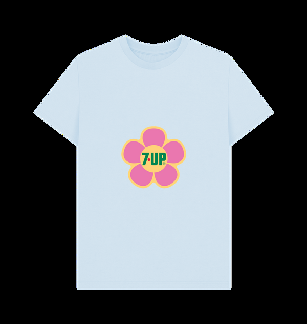 Parka London 7UP Flower Light Blue T-Shirt