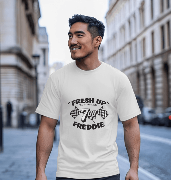 parka london 7UP Fresh Freddie White T-Shirt
