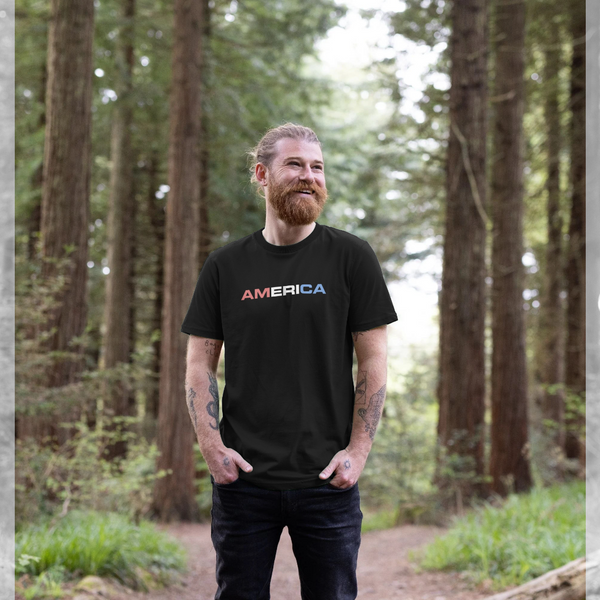 parka london American Colours Black T-Shirt