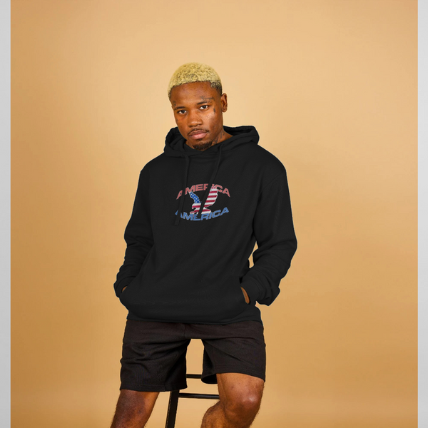 parka london American Eagle Black Hoodie