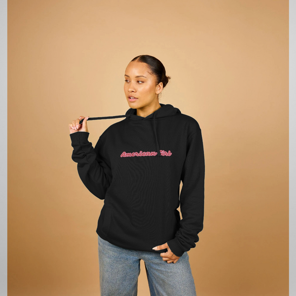 parka london American Girl Black Hoodie