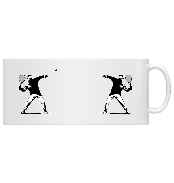 Parka London Apoh Banksy Tennis White Mug