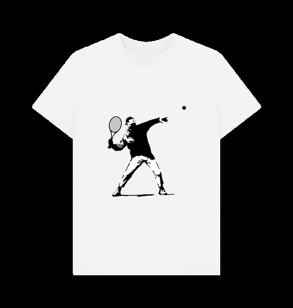 Parka London Apoh Banksy Tennis White T-Shirt