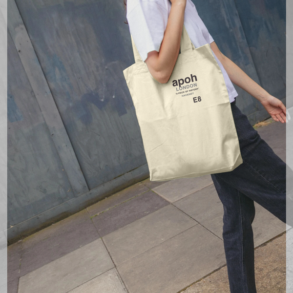 parka london APOH Hackney Slogan Natural Tote Bag