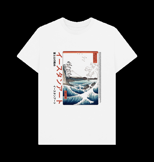 Parka London APOH Hiroshige Wave White T-Shirt