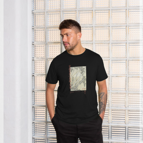 parka london APOH Hokusai Bamboo Black T-Shirt