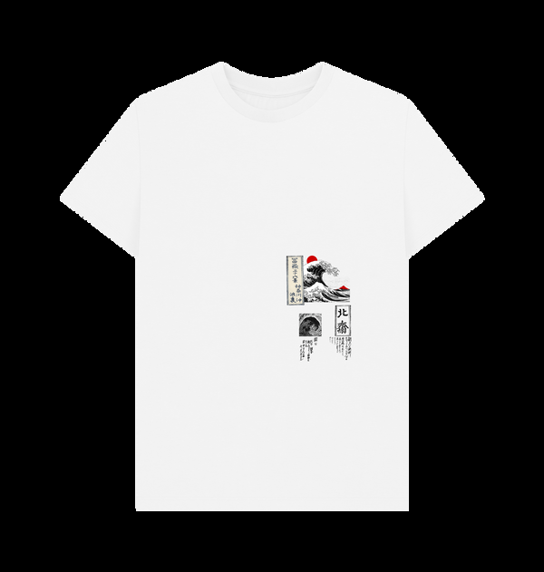Parka London Apoh Hokusai Great Wave White T-Shirt