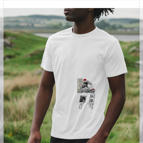 parka london apoh Hokusai Great Wave White T-Shirt