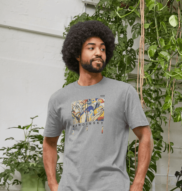 parka london apoh Kandinsky Heather Grey T-Shirt