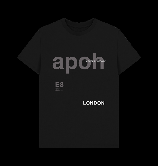 Parka London Apoh London Slogan Black T-Shirt