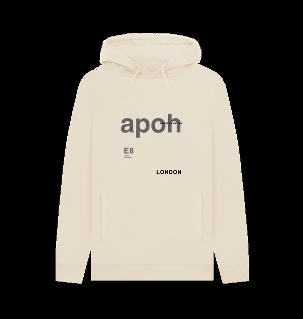 Parka London Apoh London Slogan Cream Hoodie