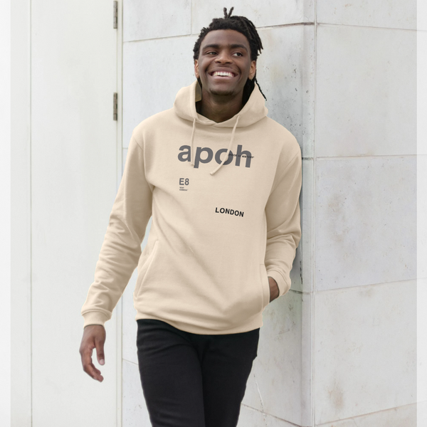 parka london apoh London Slogan Cream Hoodie