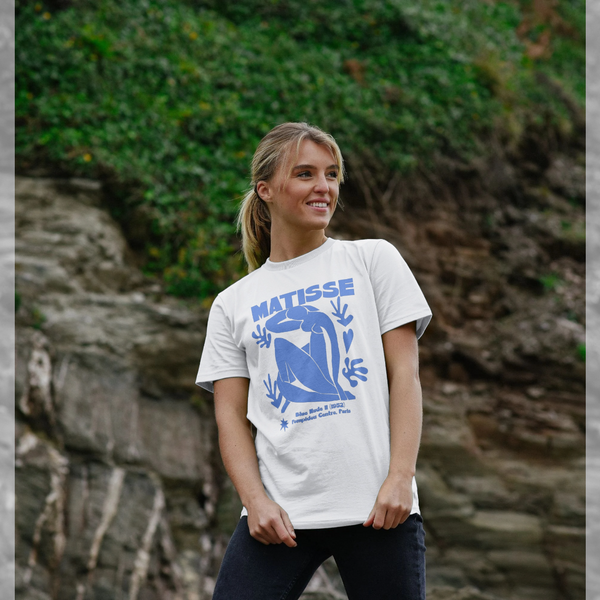 parka london apoh Matisse Blue Nude White T-Shirt