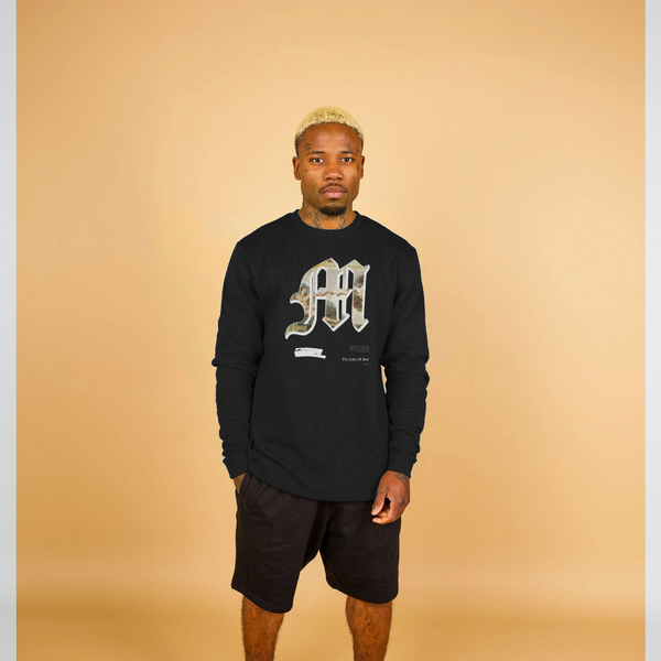 parka london apoh Michelangelo M Black Sweatshirt