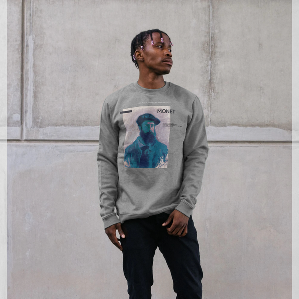 parka london apoh Monet Nature Grey Sweatshirt