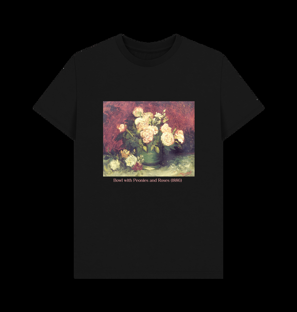Parka London APOH Van Gogh Peonies Black T-Shirt