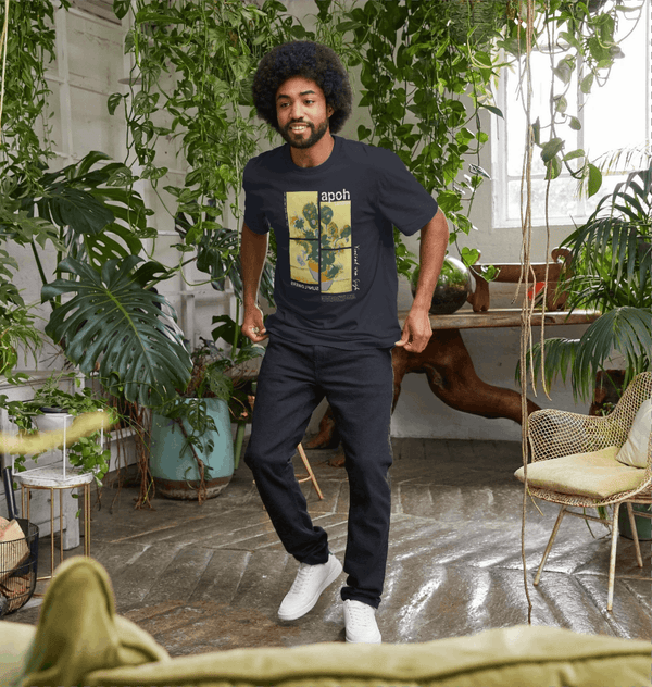 parka london APOH Van Gogh Sunflowers Navy T-Shirt