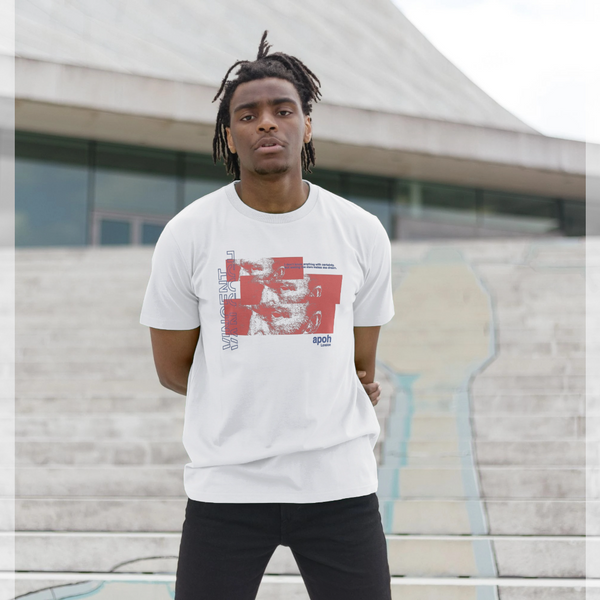 parka london apoh Van Gogh The Stars White T-Shirt