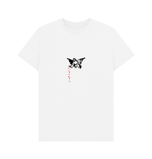 Parka London Banksy Angel Hearts White T-Shirt