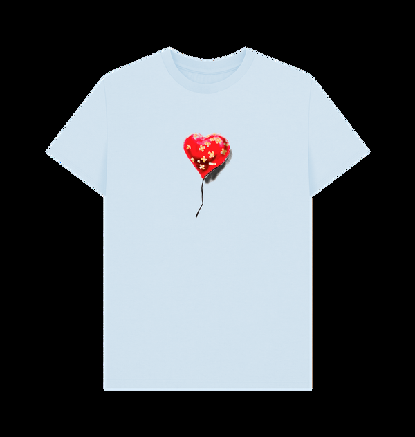 Parka London Banksy Love Hurts Light Blue T-Shirt