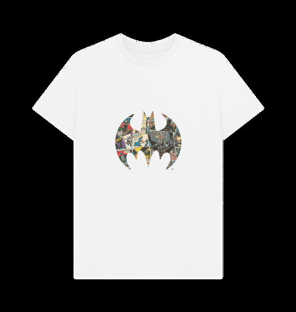 Parka London Batman Comics Logo White T-Shirt