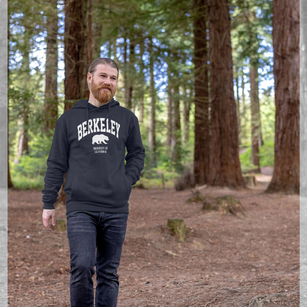 parka london Berkeley Bear Graphic Navy Hoodie