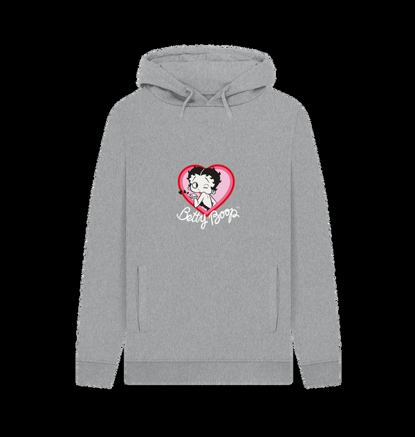 Parka London Betty Boop 'Blow A Kiss' Grey Hoodie