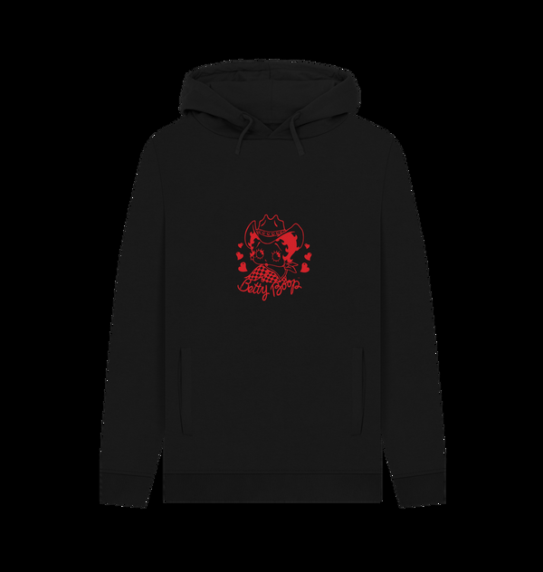 Parka London Betty Boop Country Girl Black Hoodie