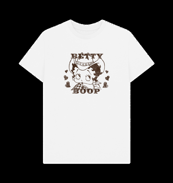 Parka London Betty Boop Cowgirl White T-Shirt