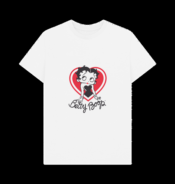 Parka London Betty Boop Heart White T-Shirt