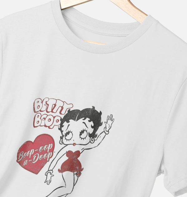 parka london Betty Boop 'Oop-A-Doop' White T-Shirt
