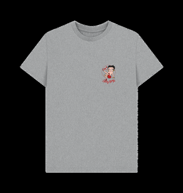 Parka London Betty Boop 'Strike A Pose' Grey T-Shirt