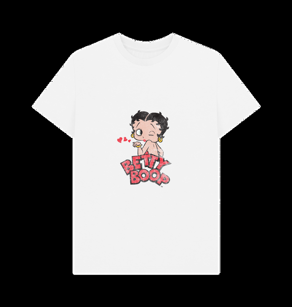Parka London Betty Boop White Faded T-Shirt