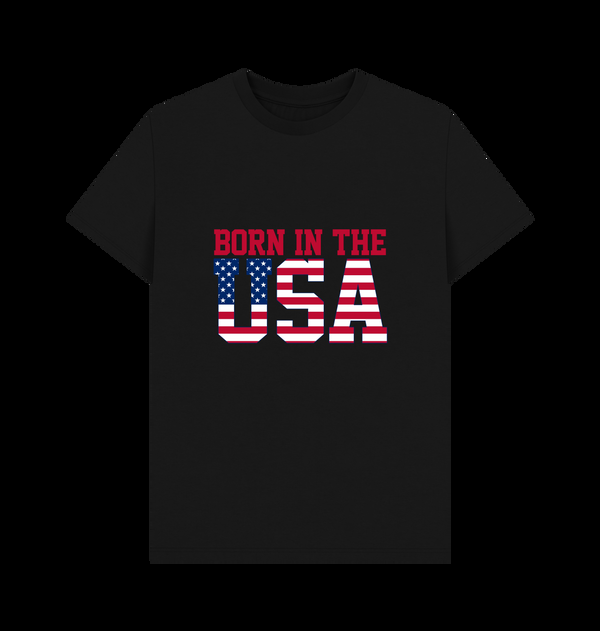 Parka London Born In The USA Black T-Shirt