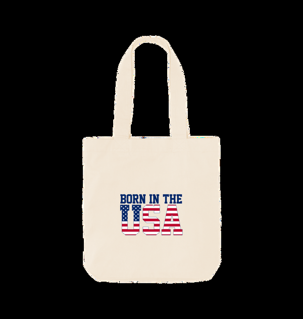 Parka London Born In The USA Natural Tote Bag