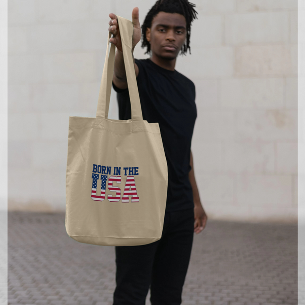parka london Born In The USA Natural Tote Bag