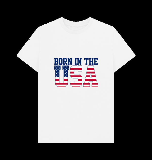 Parka London Born In The USA White T-Shirt