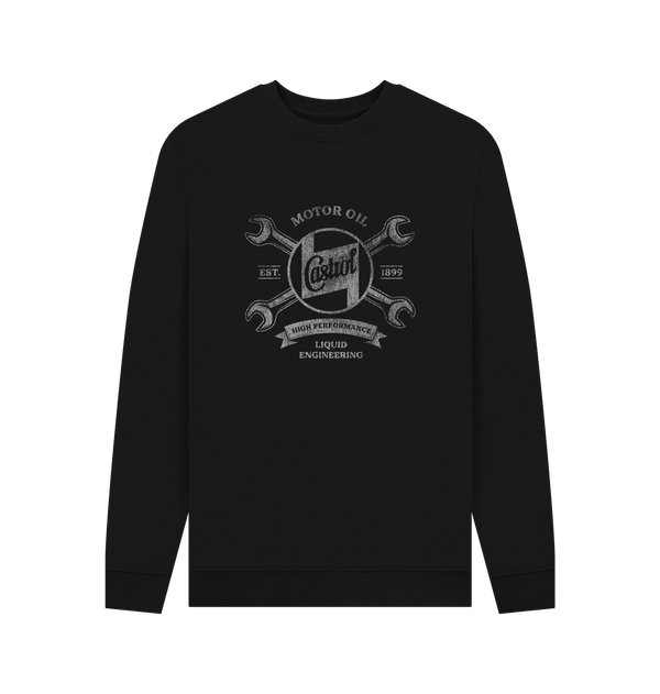 Parka London Castrol Est 1899 Black Sweatshirt