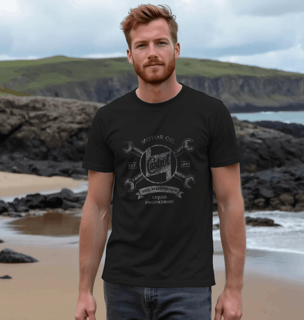 parka london Castrol Est 1899 Black T-Shirt