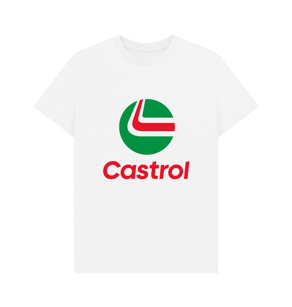 Parka London Castrol Logo White T-Shirt
