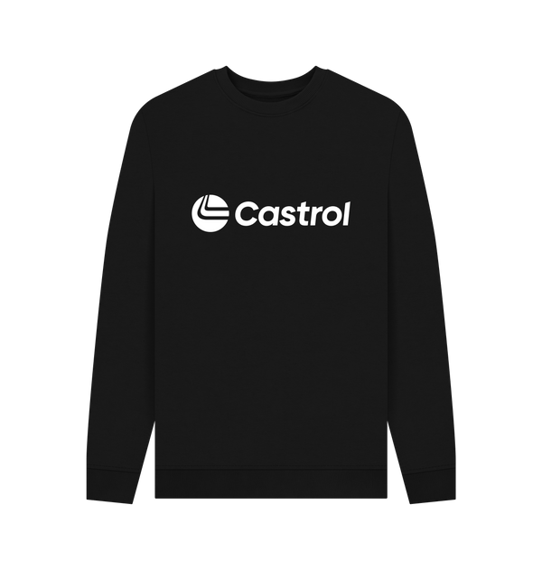 Parka London Castrol Mono Logo Black Sweatshirt