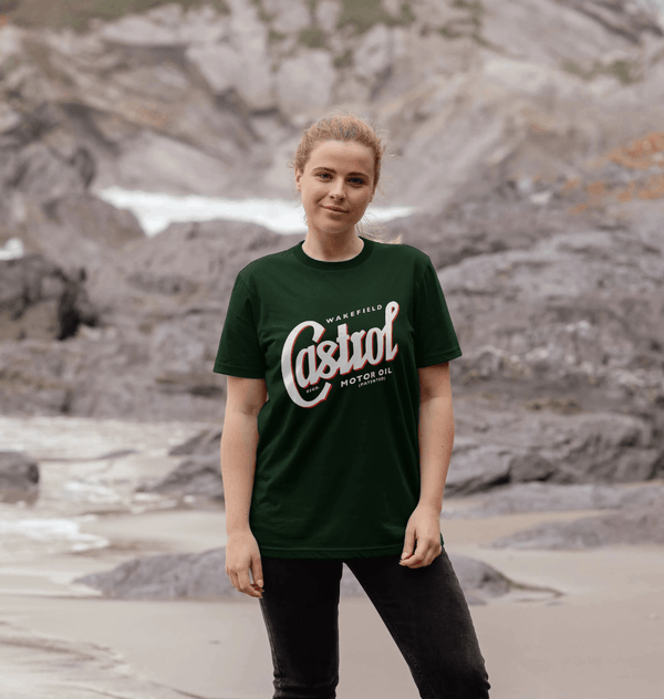 parka london Castrol Registered Logo Green T-Shirt