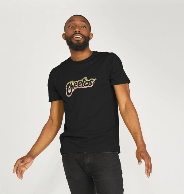 parka london Cheetos Airbrushed Black T-Shirt