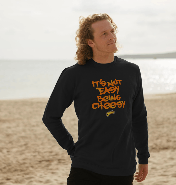 parka london Cheetos Cheesy Black Sweatshirt