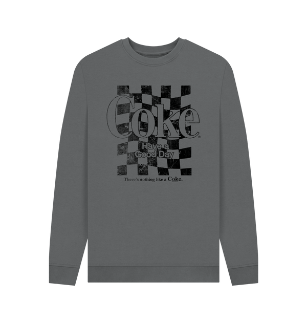 Parka London Coca Cola Checker Charcoal Sweatshirt